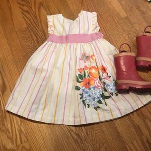 Stripes and flowers dress